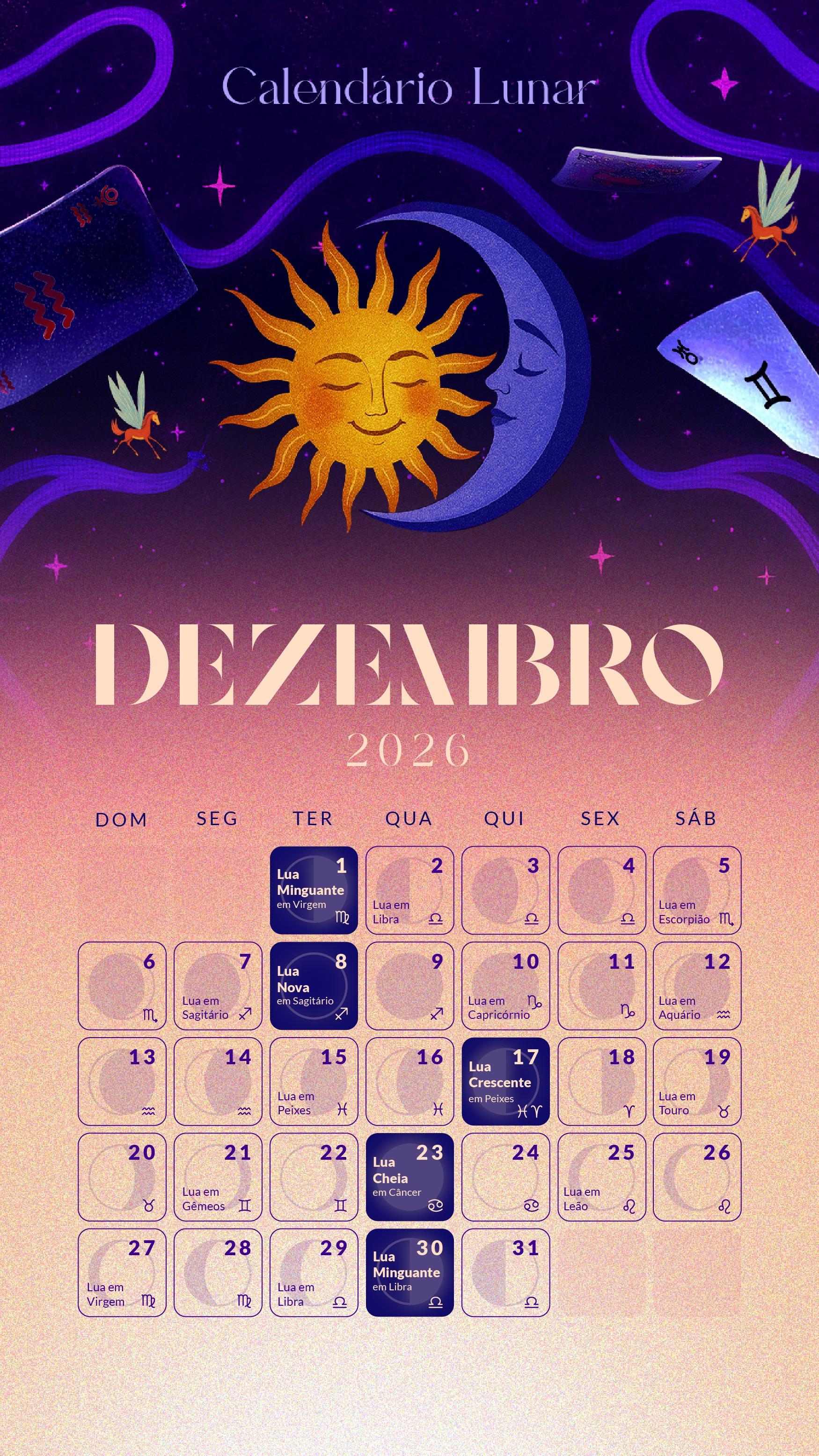 Calendário Lunar 2026