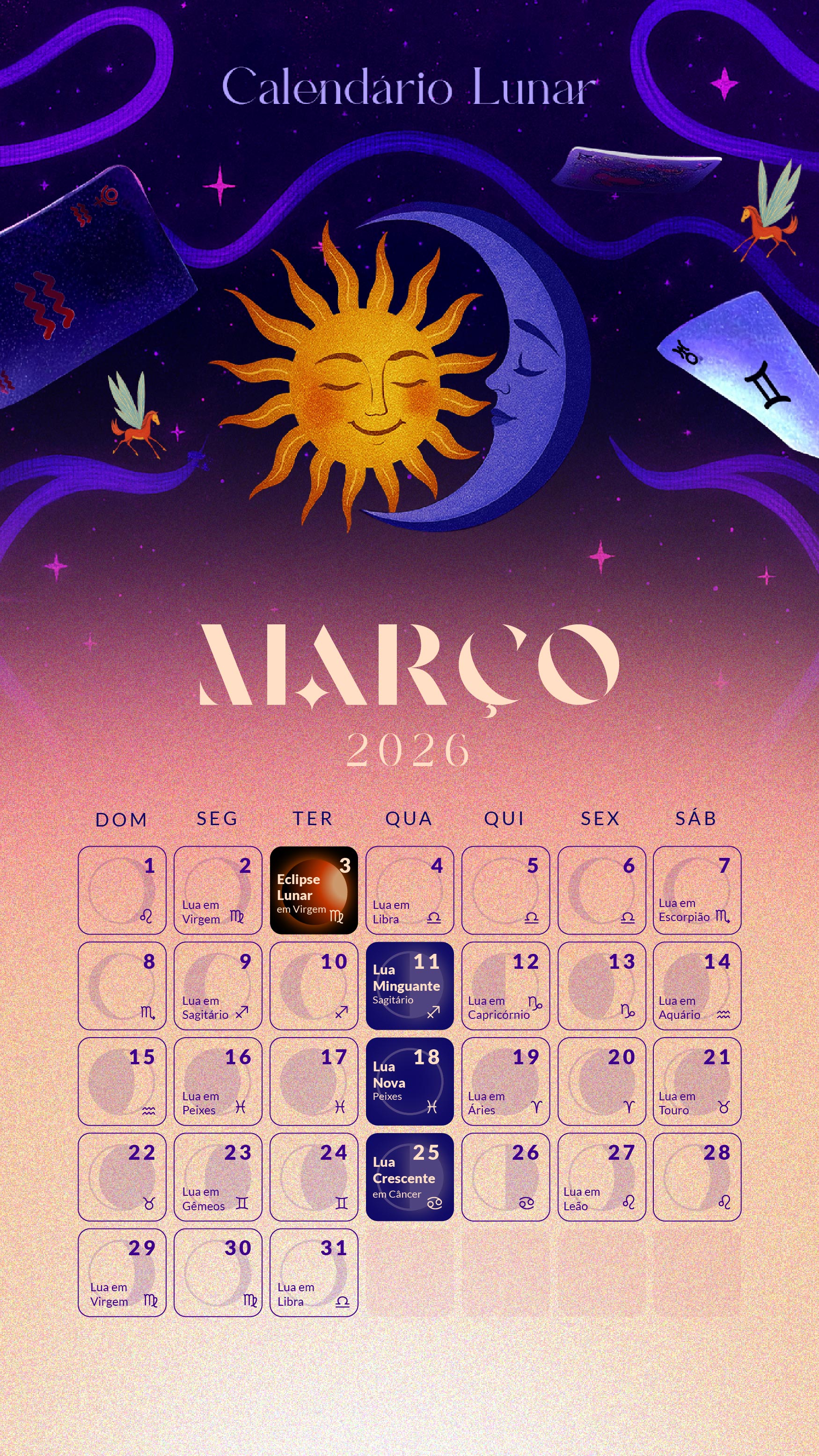 Calendário Lunar 2026
